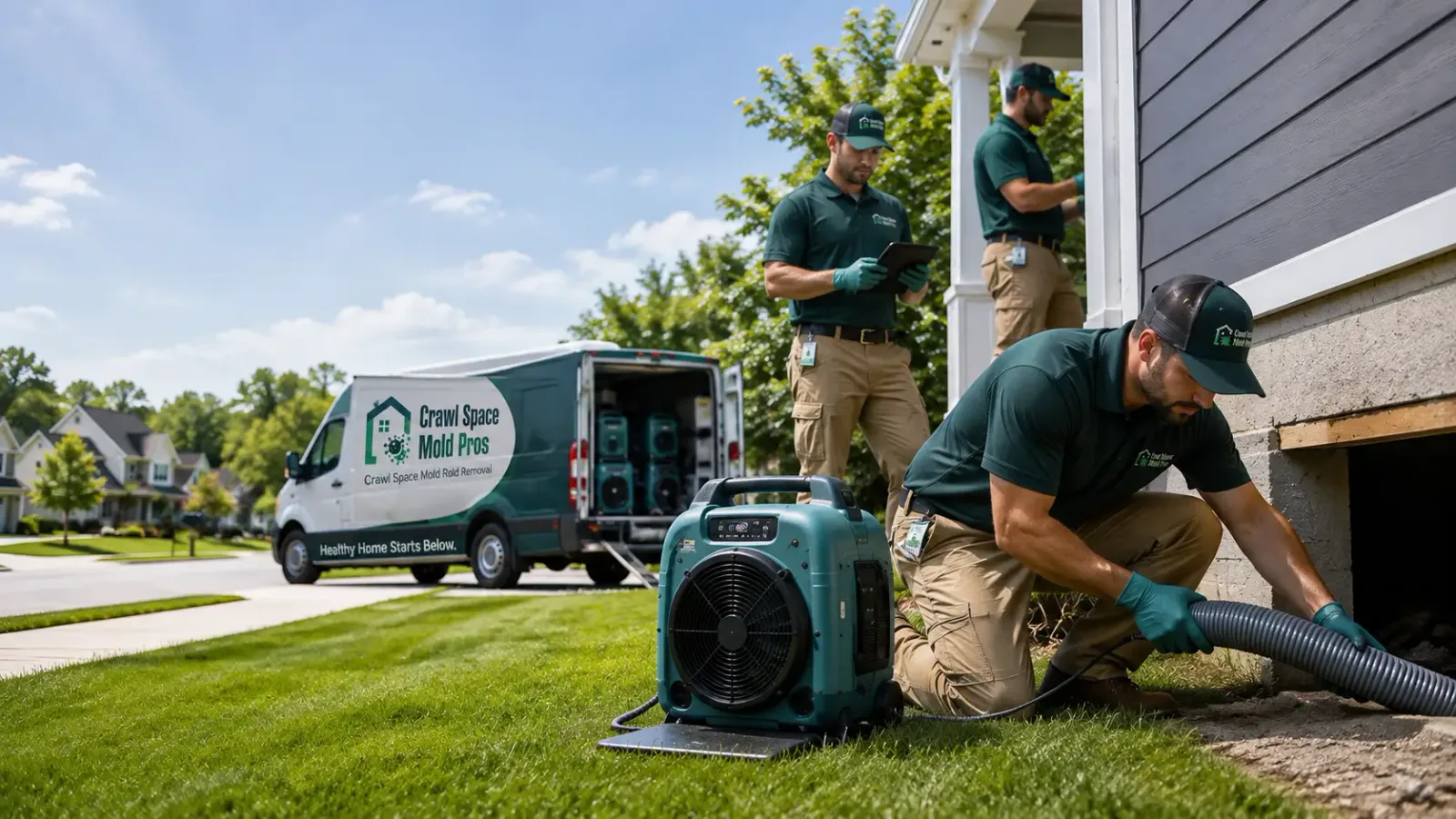 Crawl Space Mold Removal in Pipersville, PA
